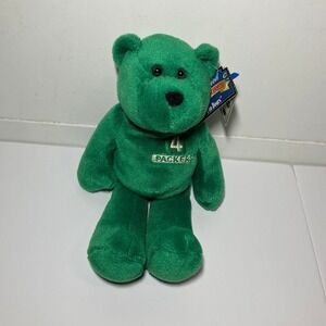 Limited Treasures NFL Pro‎ Bears 1998 #4 Favre Packers Green Beanie Baby Bear